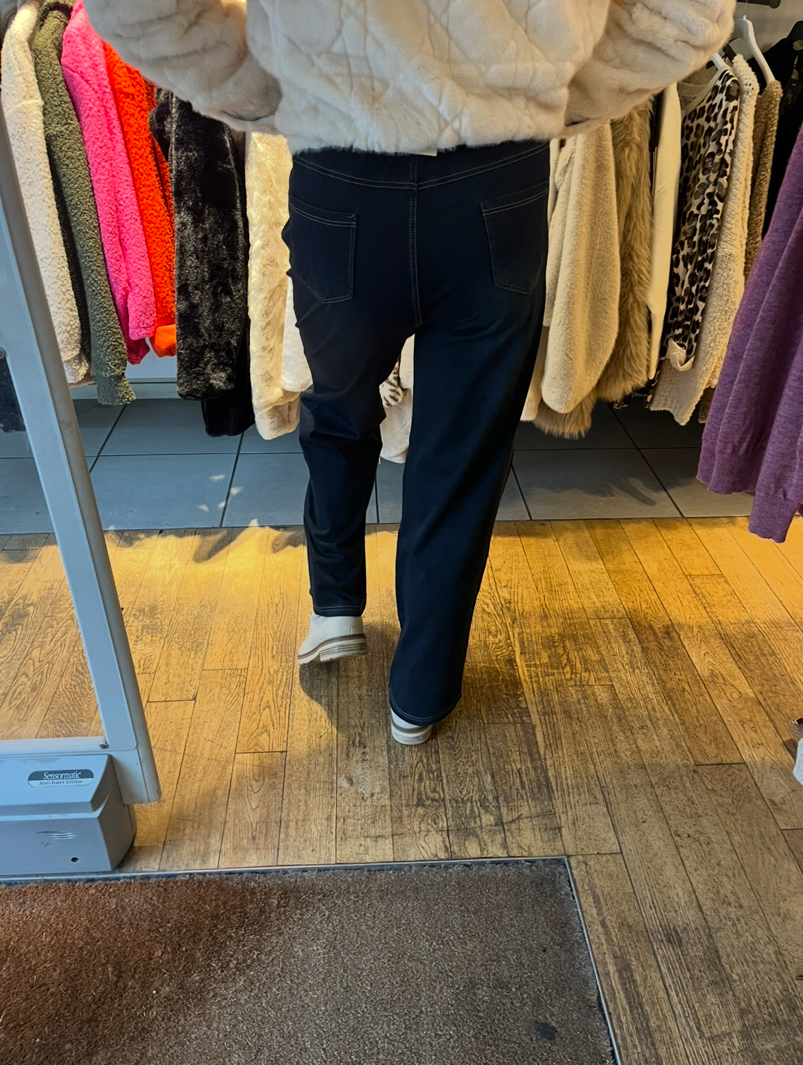 Denim Drift Wide Leg Trousers - Image 2