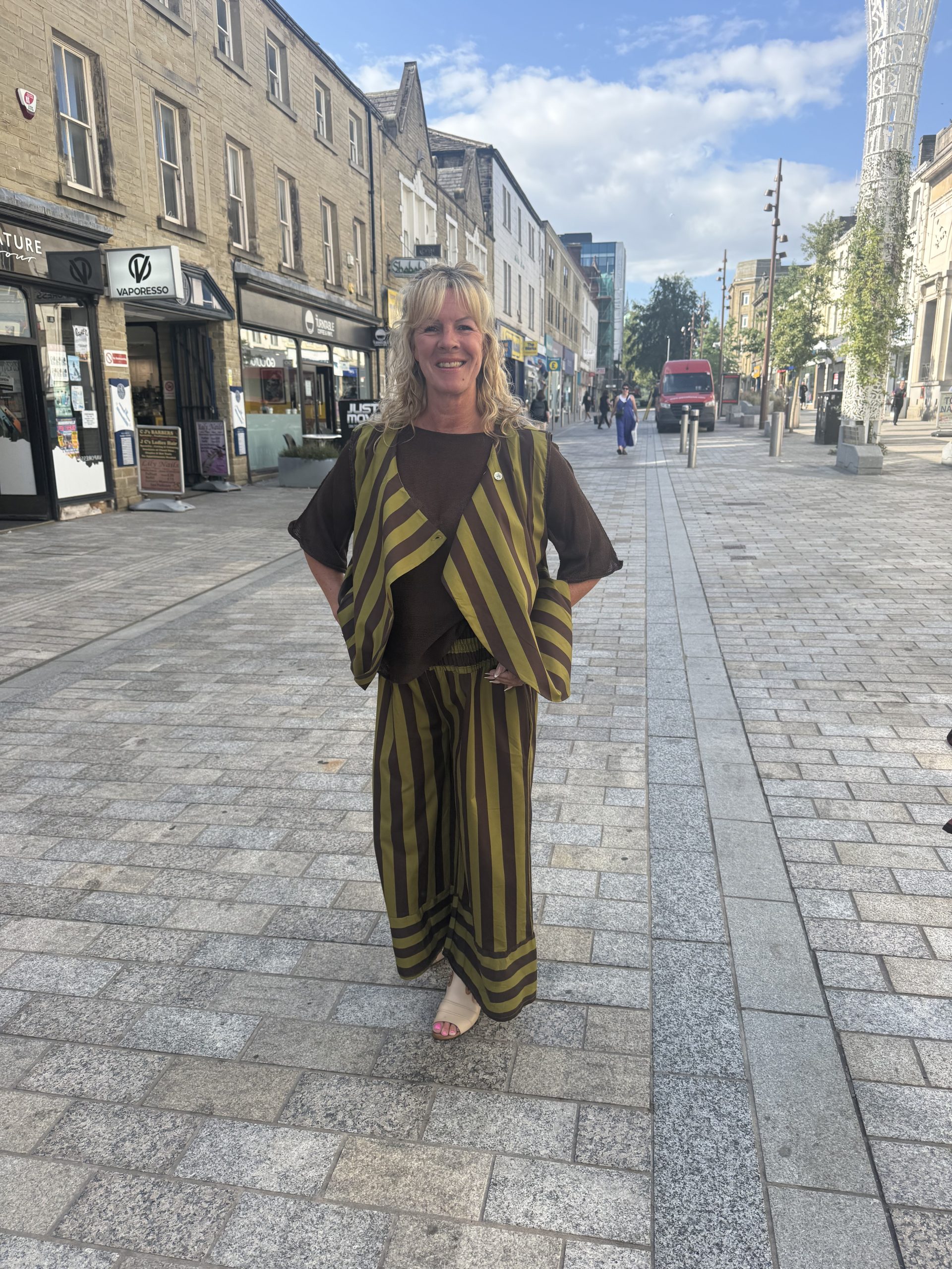 Molly striped trousers