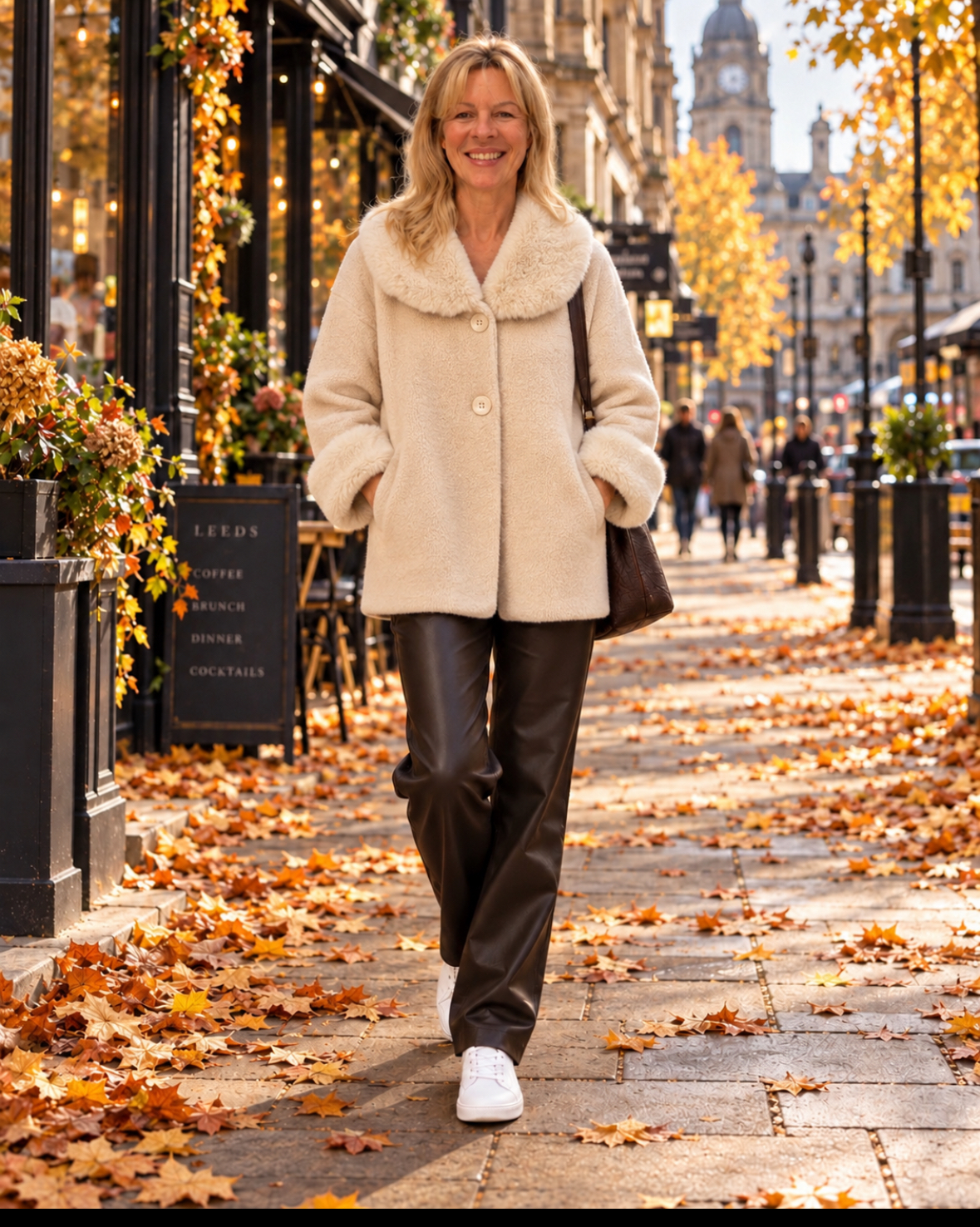 Annie cream coat